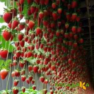 Клубника ампельная Анастасия купить по цене от 370р. в интернет-магазине «Посадика» с доставкой почтой в в Тайгае и по всей России – [изображение №1].